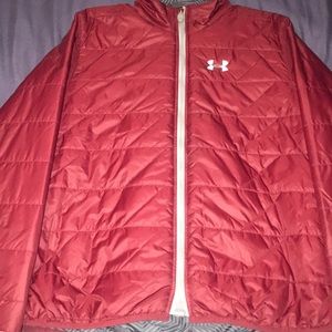 Burgundy under armour  coat